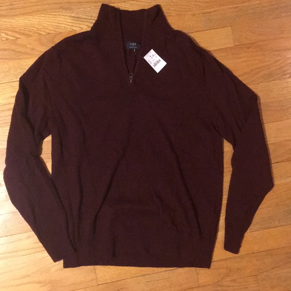 NWT J crew 1/4 zip